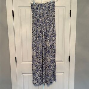 Tory Burch Floral Strapless Dress